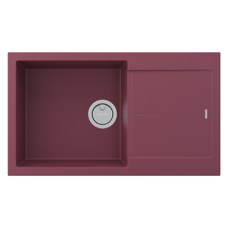 Мойка PAULMARK EXTENSIO 86, PM988650-ME, MERLOT, 860х500 мм