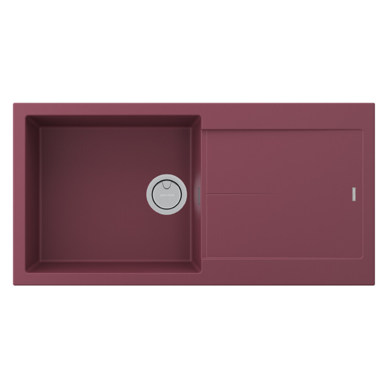 Мойка PAULMARK EXTENSIO 99, PM989950-ME, MERLOT, 990х500 мм