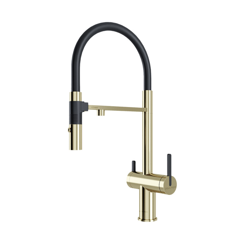 Смеситель PAULMARK GRAVITY, Gr213888-LG, светлое золото