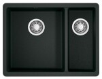 Мойка OMOIKIRI KATA 55-2-U-BL Artgranit / черный