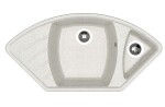 Мойка PAULMARK NEXT 78/2 UNI, PM207844-GM, вороненая сталь, 780х440мм