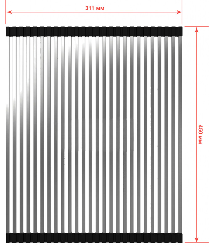 Ролл-мат FLORENTINA 450.311.НС с круглым сечением