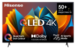 Телевизор HISENSE 100E7NQ, QLED, 4K Ultra HD, черный, SMART TV, Vidaa