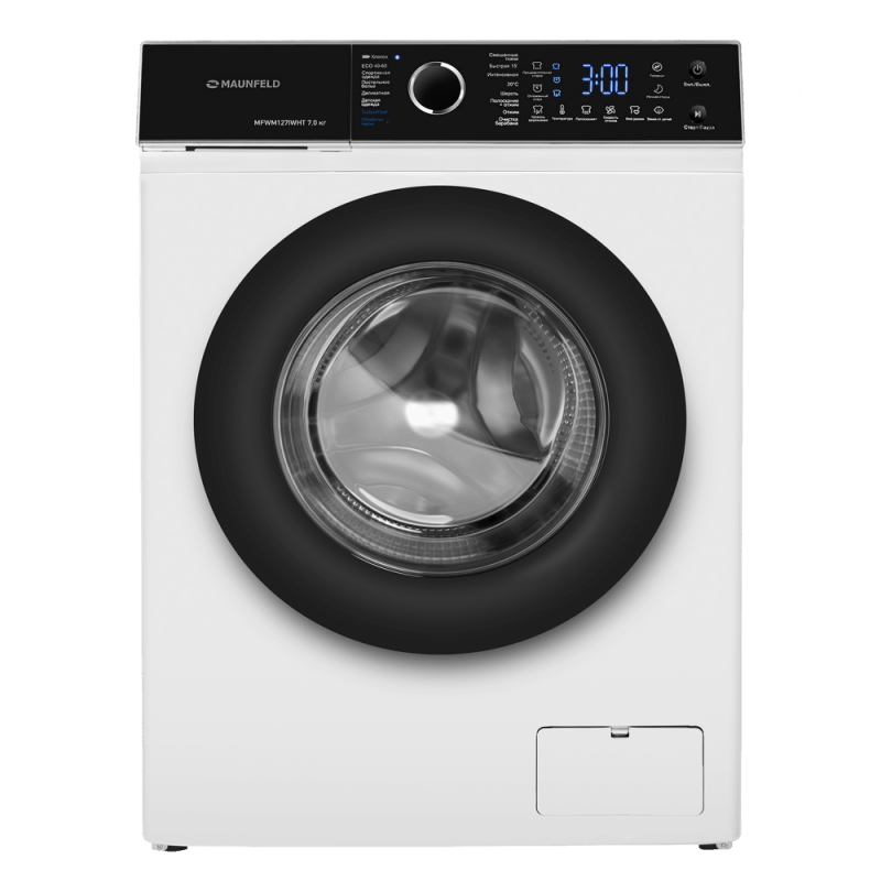 Стиральная машина c инвертором и паром MAUNFELD MFWM127IWHT