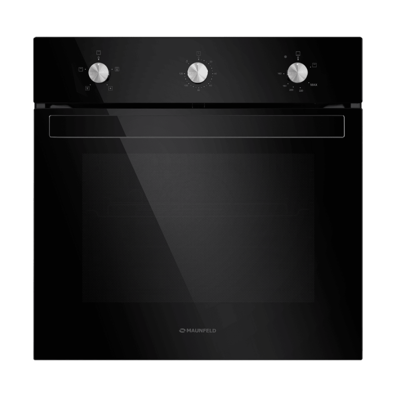 Газовый духовой шкаф MAUNFELD EOGC604B Slim (с электрическим грилем)