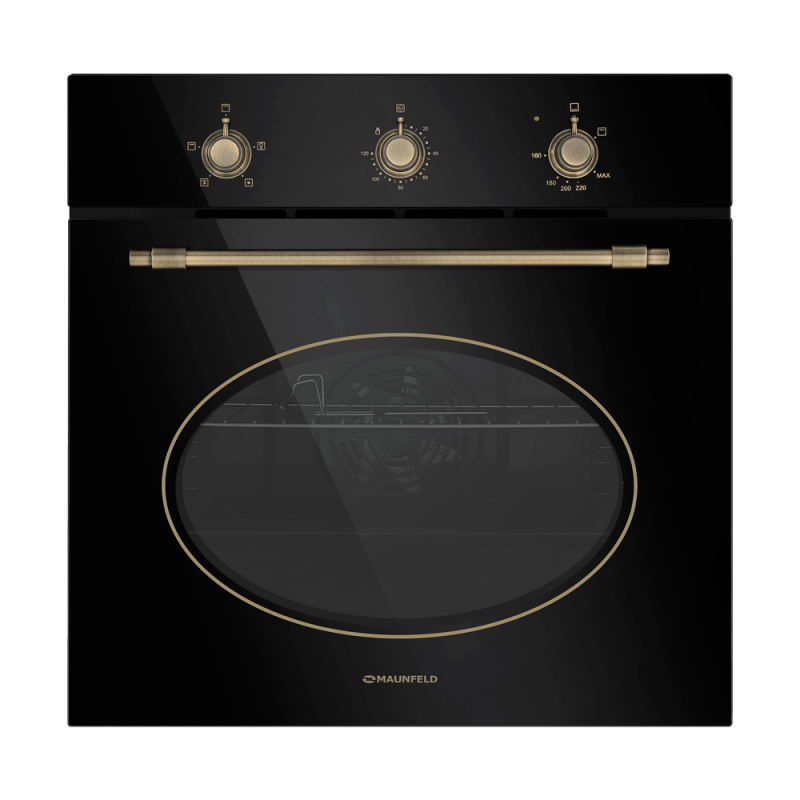Газовый духовой шкаф MAUNFELD EOGC604RBG.MT Slim (с электрическим грилем)