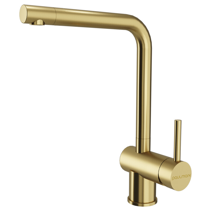 Смеситель PAULMARK SPRING, светлое золото, Sp212067-LG
