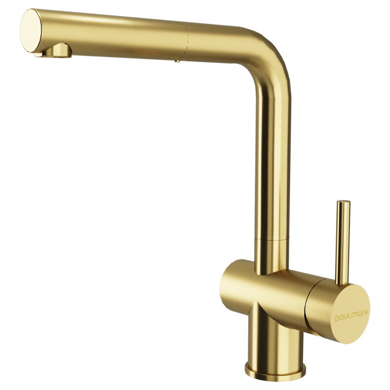 Смеситель PAULMARK DOSSE, светлое золото, Do214418-LG
