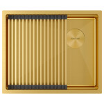 Мойка PAULMARK NEXT-PRO 54 UNI, PM705445-BS, брашированная нерж.сталь, 540х450мм