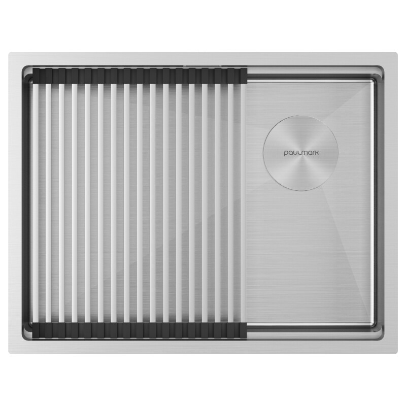 Мойка PAULMARK NEXT-PRO 58 UNI, PM705845-BS, брашированная нерж.сталь, 580х450мм