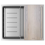 Мойка PAULMARK NEXT-MULTI SINK 54 UNI, PM785445-GM, вороненая сталь,540х450мм