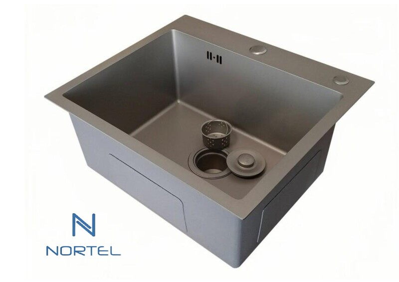 Мойка NORTEL TANARO 6050 gg оружейный серый