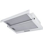 Вытяжка телескопическая кухонная MEFERI SLIDEBOX60BK LIGHT, 60 см, черный, производительность 650 м3/ч, 2 скорости, низкий уровень шума, режимы отвод и рециркуляция, гарантия 3 года