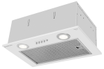 Вытяжка кухонная MEFERI INBOX45WH POWER, 45 см, встраиваемая, белая, производительность 900 м3/ч, 3 скорости, низкий уровень шума, режимы отвод и рециркуляция, гарантия 3 года
