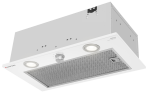 Вытяжка кухонная MEFERI INBOX52WH SENSOR COMFORT, 52 см, встраиваемая, белая, производительность 950 м3/ч, 3 скорости, низкий уровень шума, режимы отвод и рециркуляция, сенсорное управление, пульт дистационного управления, гарантия 3 года