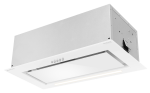 Вытяжка кухонная MEFERI SMARTBOX60WH GLASS POWER, 60 см, встраиваемая, белая, стекло, производительность 900 м3/ч, 3 скорости, низкий уровень шума, режимы отвод и рециркуляция, гарантия 3 года
