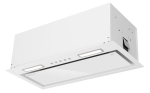 Вытяжка кухонная MEFERI INBOX60WH GLASS POWER, 60 см, полновстраиваемая, белая, стекло, производительность 900 м3/ч, 3 скорости, низкий уровень шума, режимы отвод и рециркуляция, гарантия 3 года