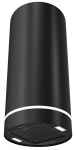Вытяжка кухонная цилиндрическая настенная MEFERI TUBE35BK COMFORT, 35 см, черная, производительность 1200 м3/ч, 3 скорости, низкий уровень шума, режимы отвод и рециркуляция, гарантия 3 года
