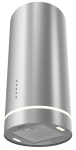 Вытяжка кухонная цилиндрическая настенная MEFERI TUBE35IX COMFORT, 35 см, серая, производительность 1200 м3/ч, 3 скорости, низкий уровень шума, режимы отвод и рециркуляция, гарантия 3 года