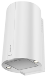 Вытяжка кухонная цилиндрическая настенная MEFERI TUBE40WH POWER, 40 см, белая, производительность 850 м3/ч, 3 скорости, низкий уровень шума, режимы отвод и рециркуляция, гарантия 3 года