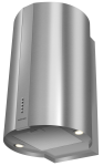 Вытяжка кухонная цилиндрическая настенная MEFERI TUBE40IX POWER, 40 см, серая, производительность 850 м3/ч, 3 скорости, низкий уровень шума, режимы отвод и рециркуляция, гарантия 3 года