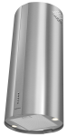 Вытяжка кухонная цилиндрическая островная MEFERI TUBE40BK ISLA COMFORT PLUS, 40 см, черная, производительность 1200 м3/ч, 5 скоростей, режимы отвод и рециркуляция, сенсорное управление, гарантия 3 года