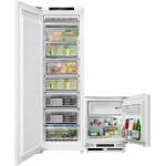 Стиральная машина с инвертором и паром узкая MEFERI MFW061014WH SLIM LIGHT отдельностоящая белая, глубина 34 см, загрузка 6,5 кг