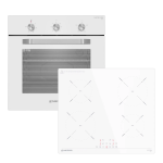 Комплект встраиваемой техники 60см белый MEFERI MS60WH33