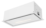 Вытяжка кухонная MEFERI SMARTBOX60WH GLASS COMFORT, 60 см, встраиваемая, белая, стекло, производительность 950 м3/ч, 3 скорости, низкий уровень шума, режимы отвод и рециркуляция, гарантия 3 года