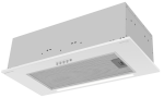 Вытяжка кухонная MEFERI SMARTBOX60WH LIGHT, 60 см, встраиваемая, белая, производительность 650 м3/ч, 3 скорости, низкий уровень шума, режимы отвод и рециркуляция, гарантия 3 года