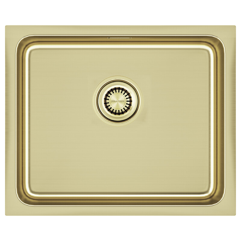 Мойка PAULMARK VISTA 54, PM305444-LG, светлое золото, 540х440мм