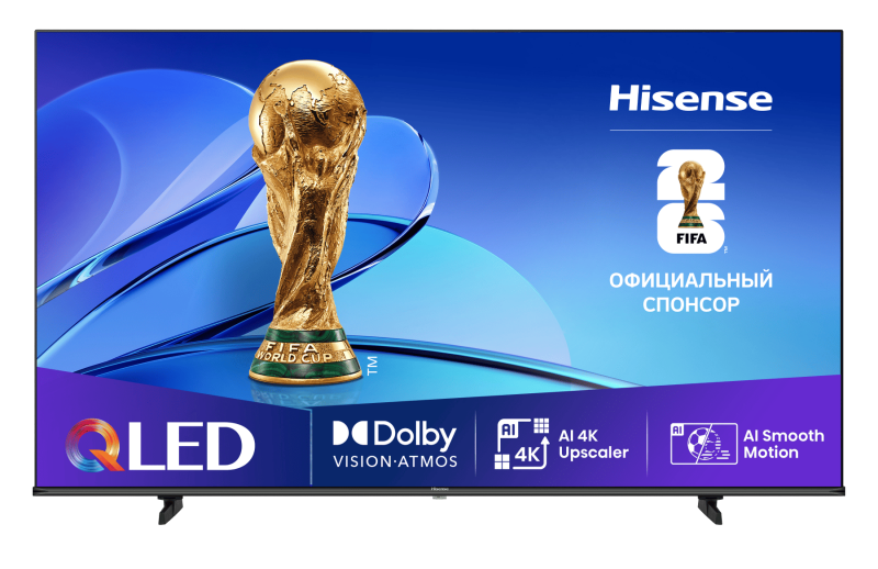 Телевизор HISENSE 75E7Q (2025) 75" 4K UHD QLED Smart TV