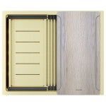 Мойка PAULMARK NEXT-PRO 58 UNI, PM705845-LG, светлое золото, 580х450мм