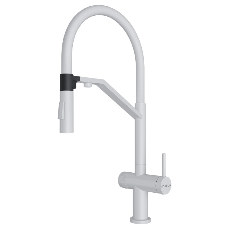 Смеситель PAULMARK ZENDER, белый матовый, Ze213155-WH