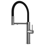 Смеситель для кухни PAULMARK GANYMEDE, антрацит, Ga213199-AN