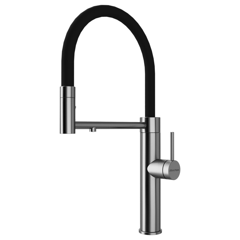 Смеситель для кухни PAULMARK GANYMEDE, брашированная сталь, Ga213199-BS, 