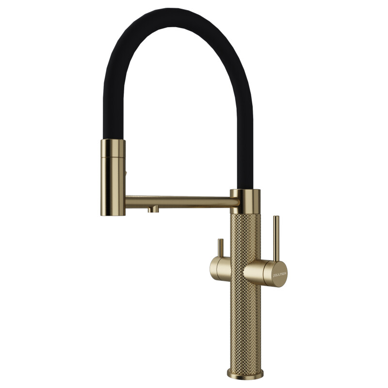 Смеситель для кухни PAULMARK NEXUS DIAMOND, светлое золото, Nd613999-LG