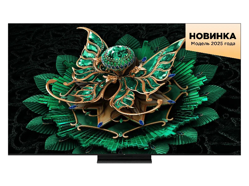 Телевизор TCL 55C7K (2025) QD-Mini LED Google TV 4K UHD, черный