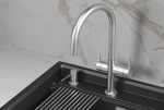 KS-8275, НЕРЖ, СМЕСИТЕЛЬ КУХОННЫЙ KITCHEN SPACE