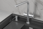 KS-8277, НЕРЖ, СМЕСИТЕЛЬ КУХОННЫЙ KITCHEN SPACE