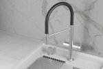 KS-8277, НЕРЖ, СМЕСИТЕЛЬ КУХОННЫЙ KITCHEN SPACE
