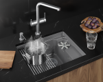 5505RU, ШВАРЦ, кухонная мойка, кварц KITCHEN SPACE RINZER