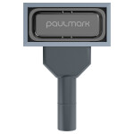 Перелив овальный с логотипом, PM24-GM, вороненая сталь, Paulmark