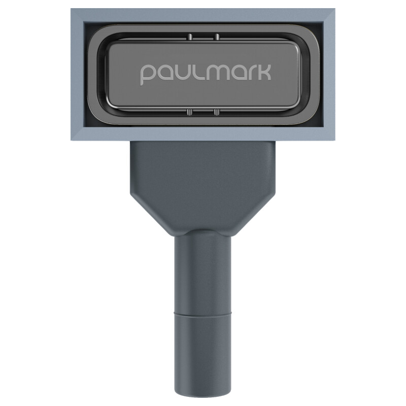 Перелив овальный с логотипом, PM24-GM, вороненая сталь, Paulmark