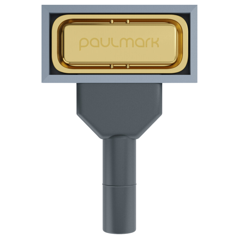 Перелив овальный с логотипом, PM24-BG, брашированное золото, Paulmark